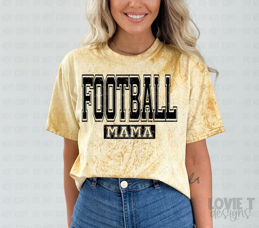 Football Mama Distressed-Lovie T Designs