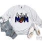 Football Mom - Custom Titles - With and Without Flowers - Custom Player Number-Lovie T Designs