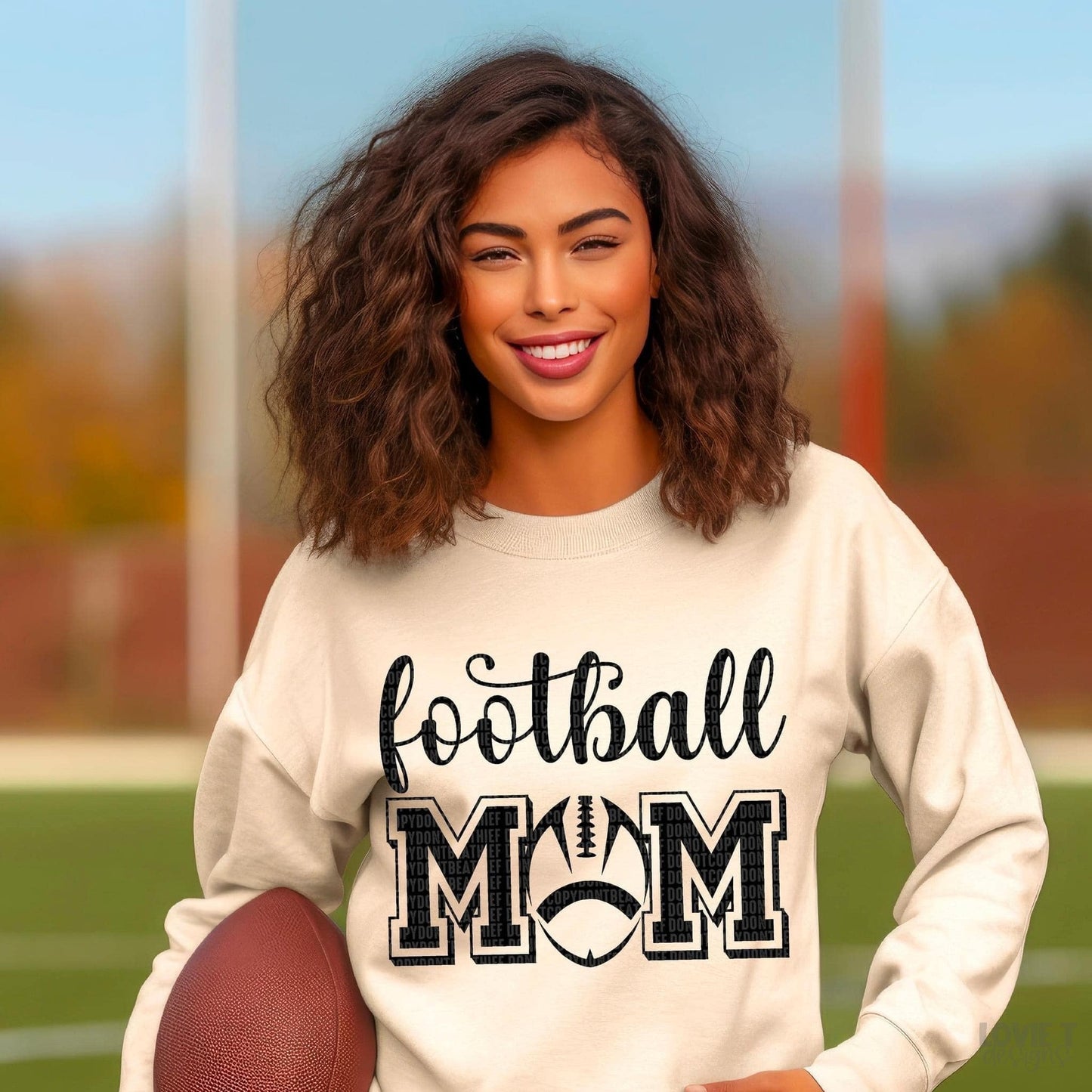 Football Mom-Lovie T Designs