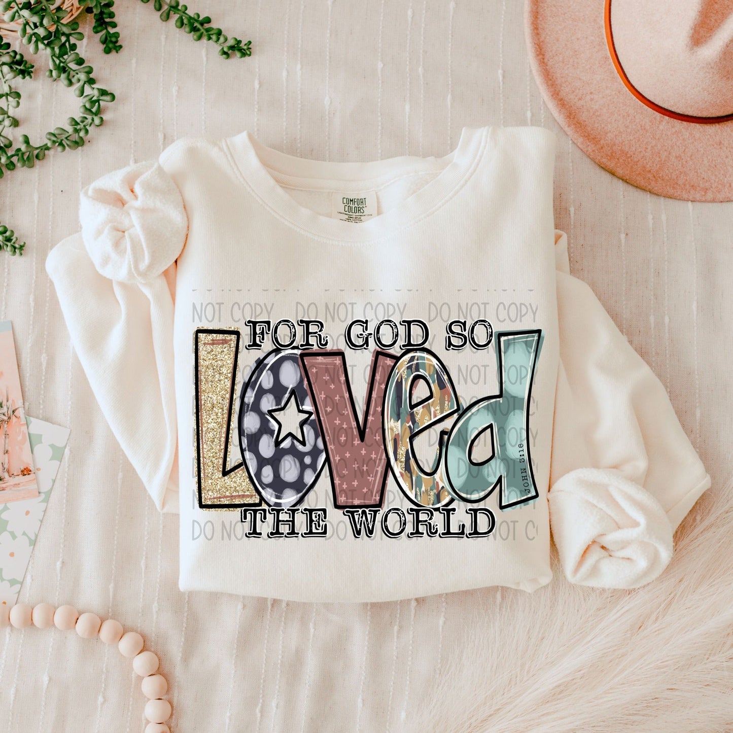 For God So Loved The World-Lovie T Designs