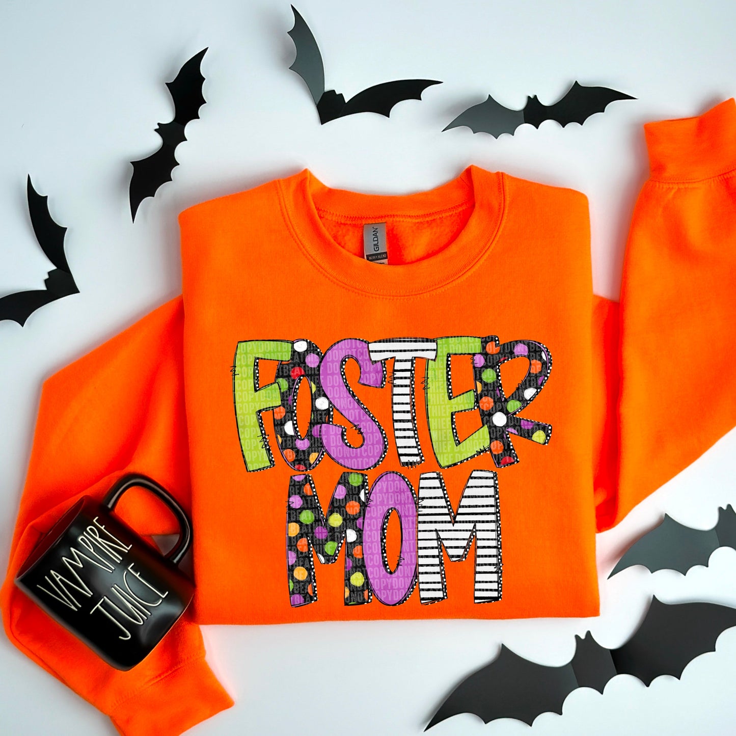 Foster Mom Halloween Name-Lovie T Designs