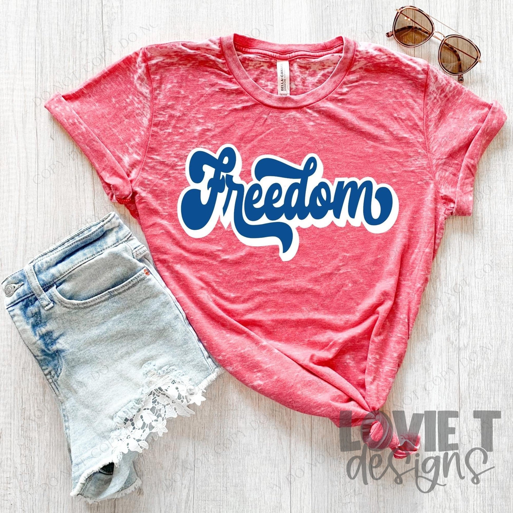 Freedom Blue-Lovie T Designs