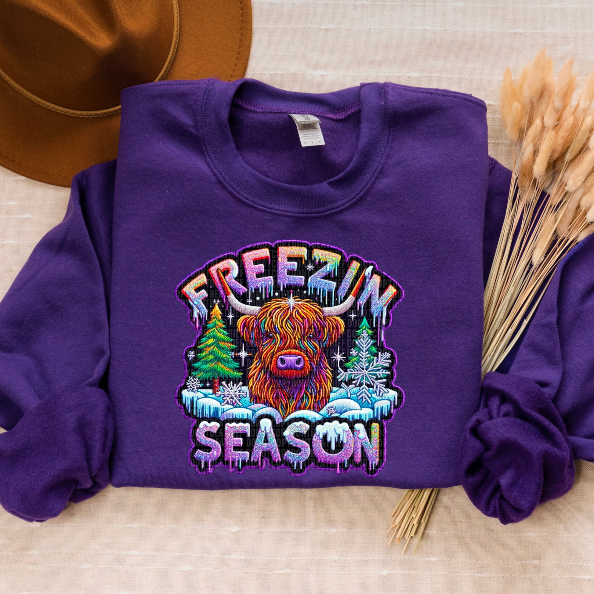 Freezin Season Highland-Lovie T Designs