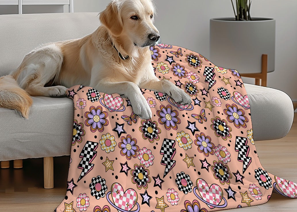 Funky Flower Blanket-Lovie T Designs