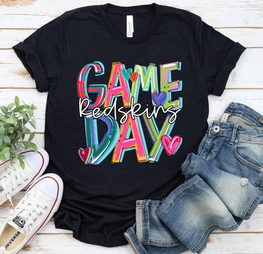 Game Day Redskins Cheery Bright-Lovie T Designs