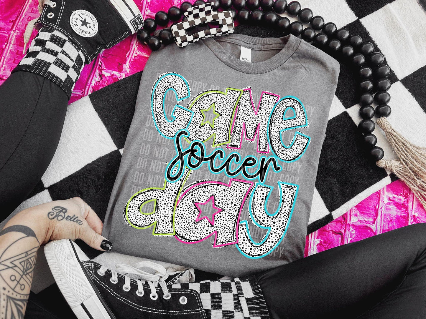 Game Day Soccer-Lovie T Designs