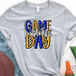 Game Day Wildcats Royal Blue and Yellow Gold 3 Background Options-Lovie T Designs