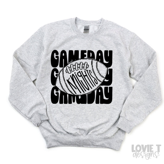 Gameday Football Knights-Lovie T Designs