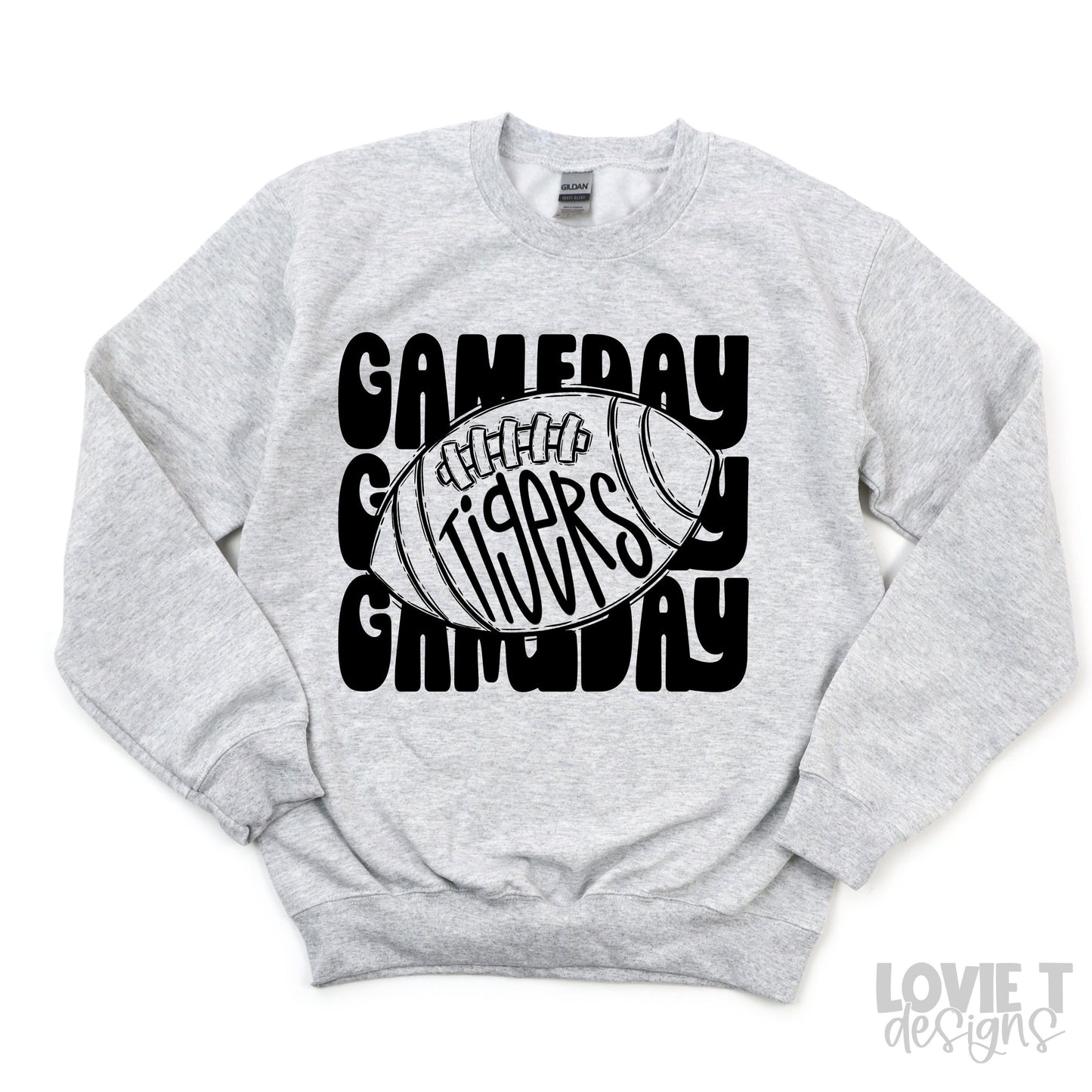 Gameday Football TIGERS-Lovie T Designs