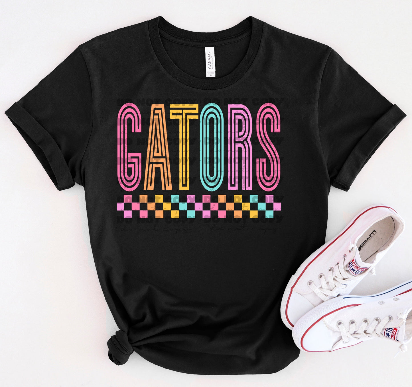 Gators Colorful Line Mascot-Lovie T Designs