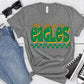 George Jenkins Eagles Gold Green Grunge-Lovie T Designs