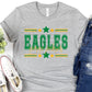 George Jenkins Eagles Green Ath Gold All Stars-Lovie T Designs