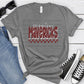 Germantown Mavericks Garnet White Grunge-Lovie T Designs