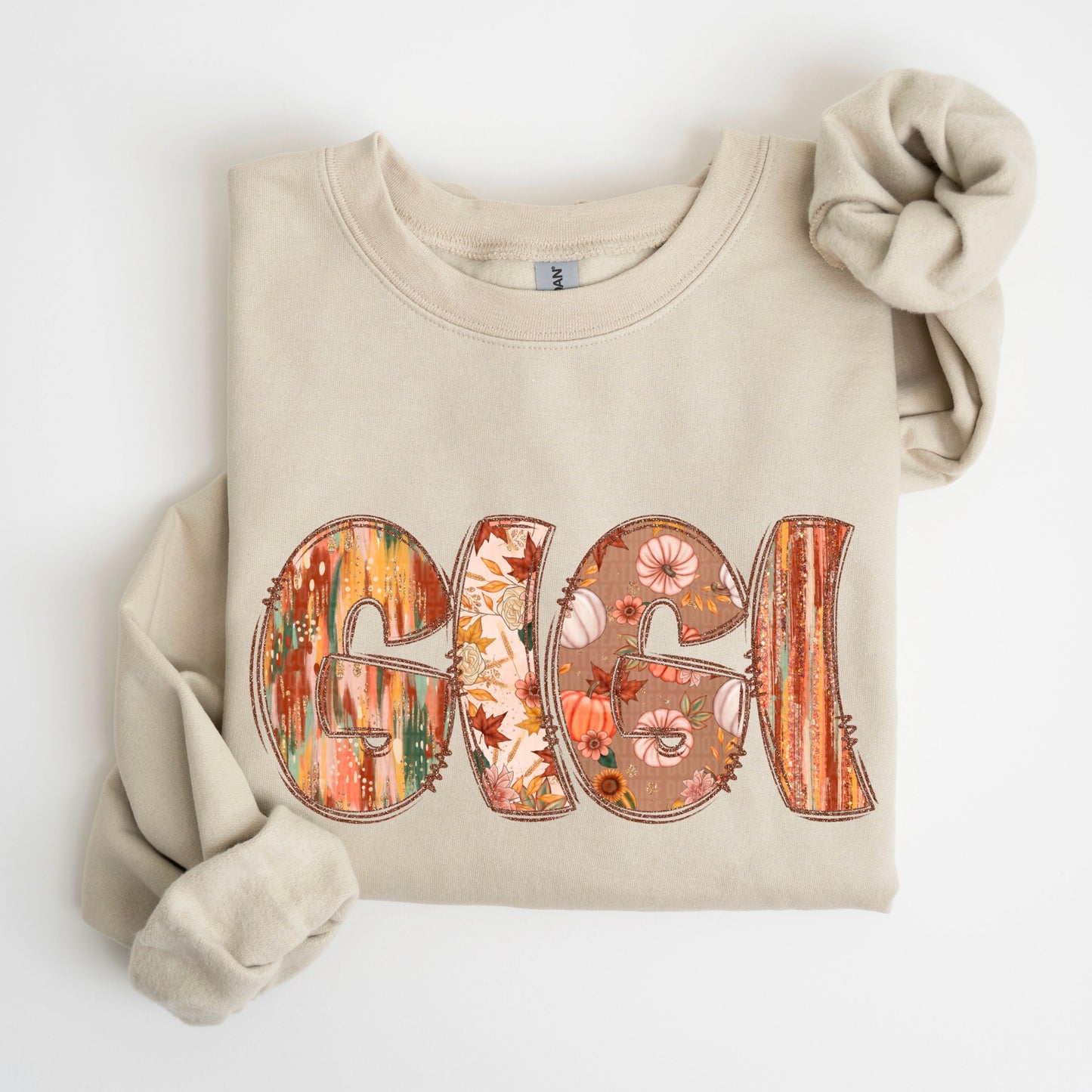 Gigi Fall Floral Name-Lovie T Designs