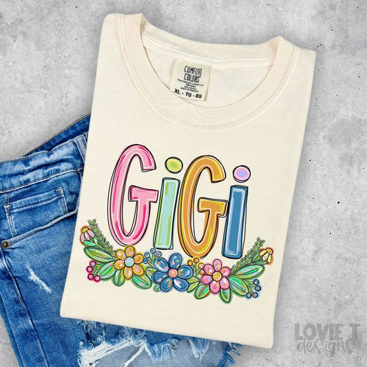 Gigi Spring Floral Mother's Day-Lovie T Designs