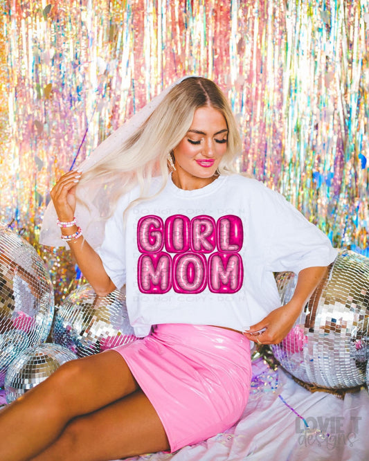 Girl Mom Faux Inflatable