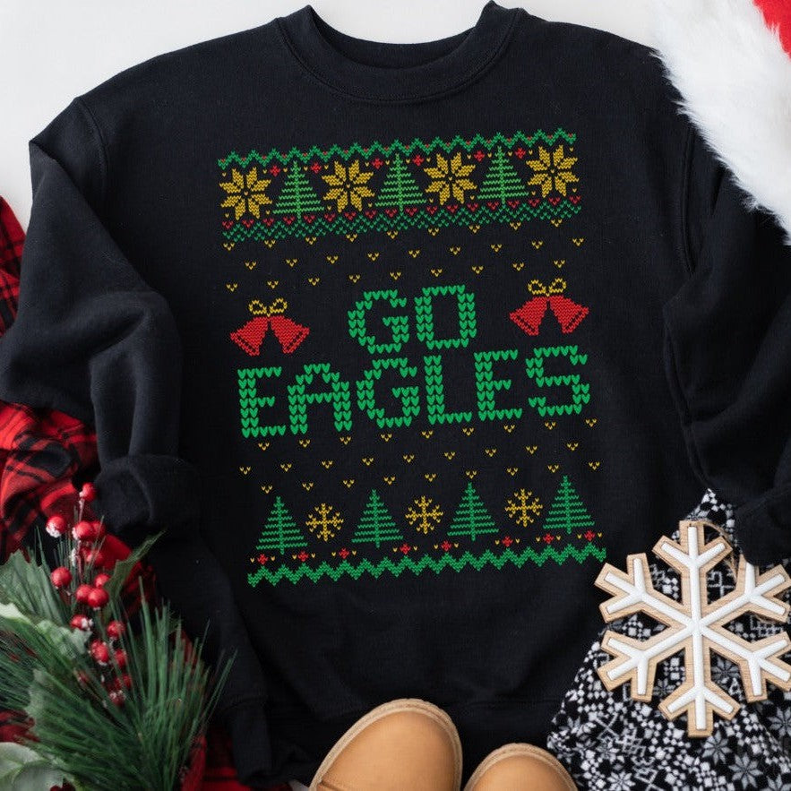 Go Eagles Ugly Christmas Sweater