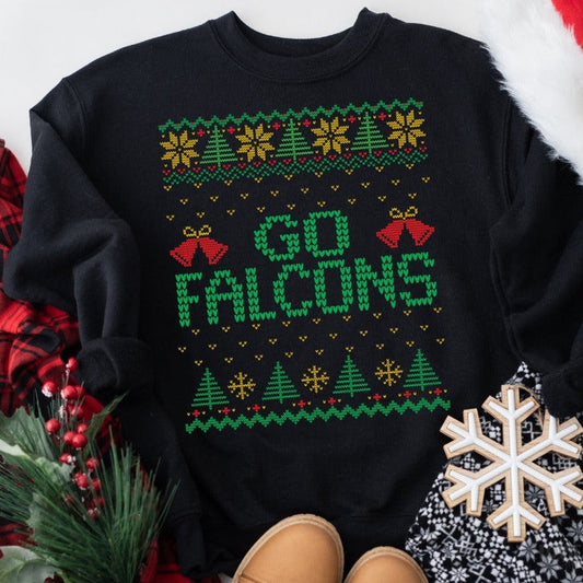 Go Falcons Ugly Christmas Sweater