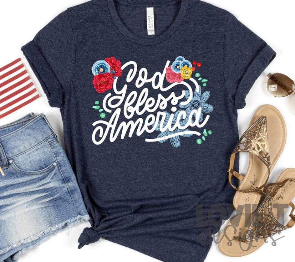 God Bless America-Lovie T Designs