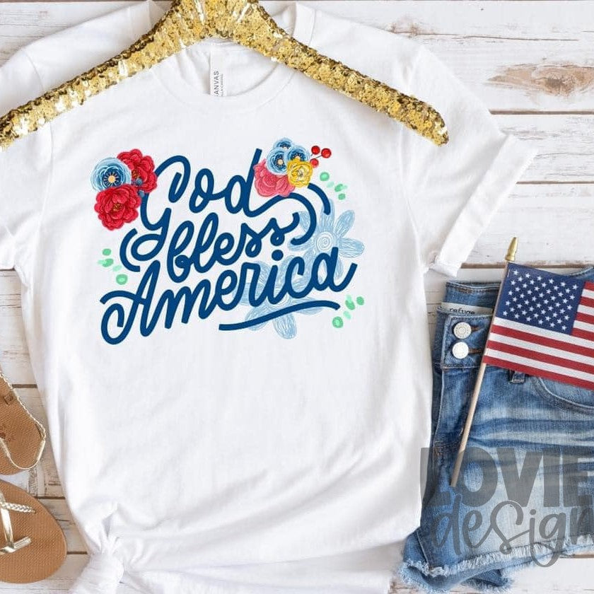 God Bless America-Lovie T Designs