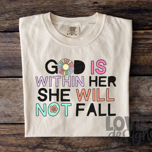 God Is Within Her-Lovie T Designs