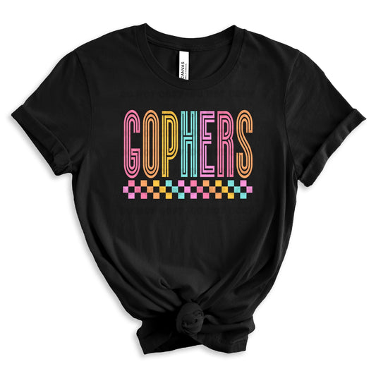 Gophers Colorful Line Mascot-Lovie T Designs