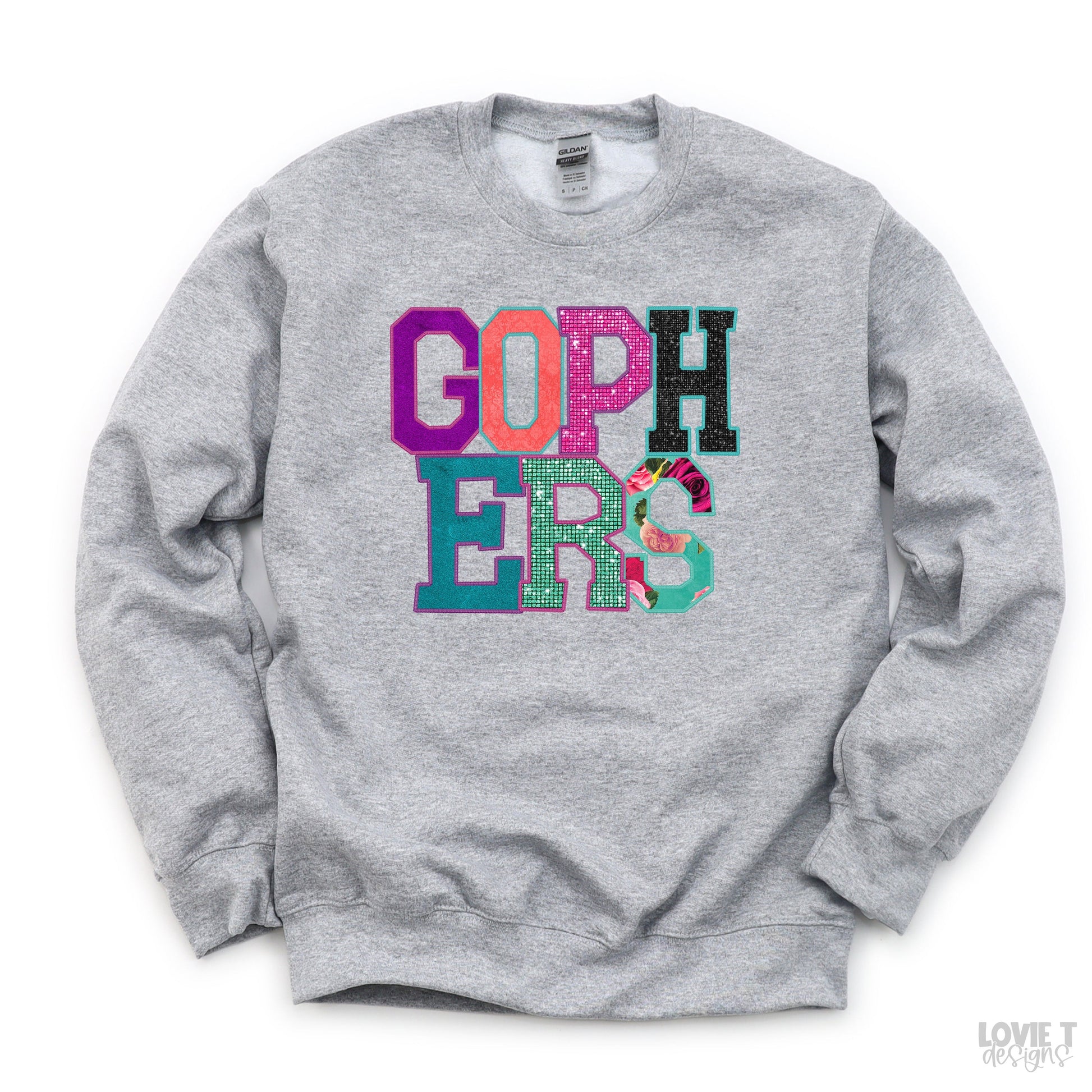 Gophers Faux Applique-Lovie T Designs