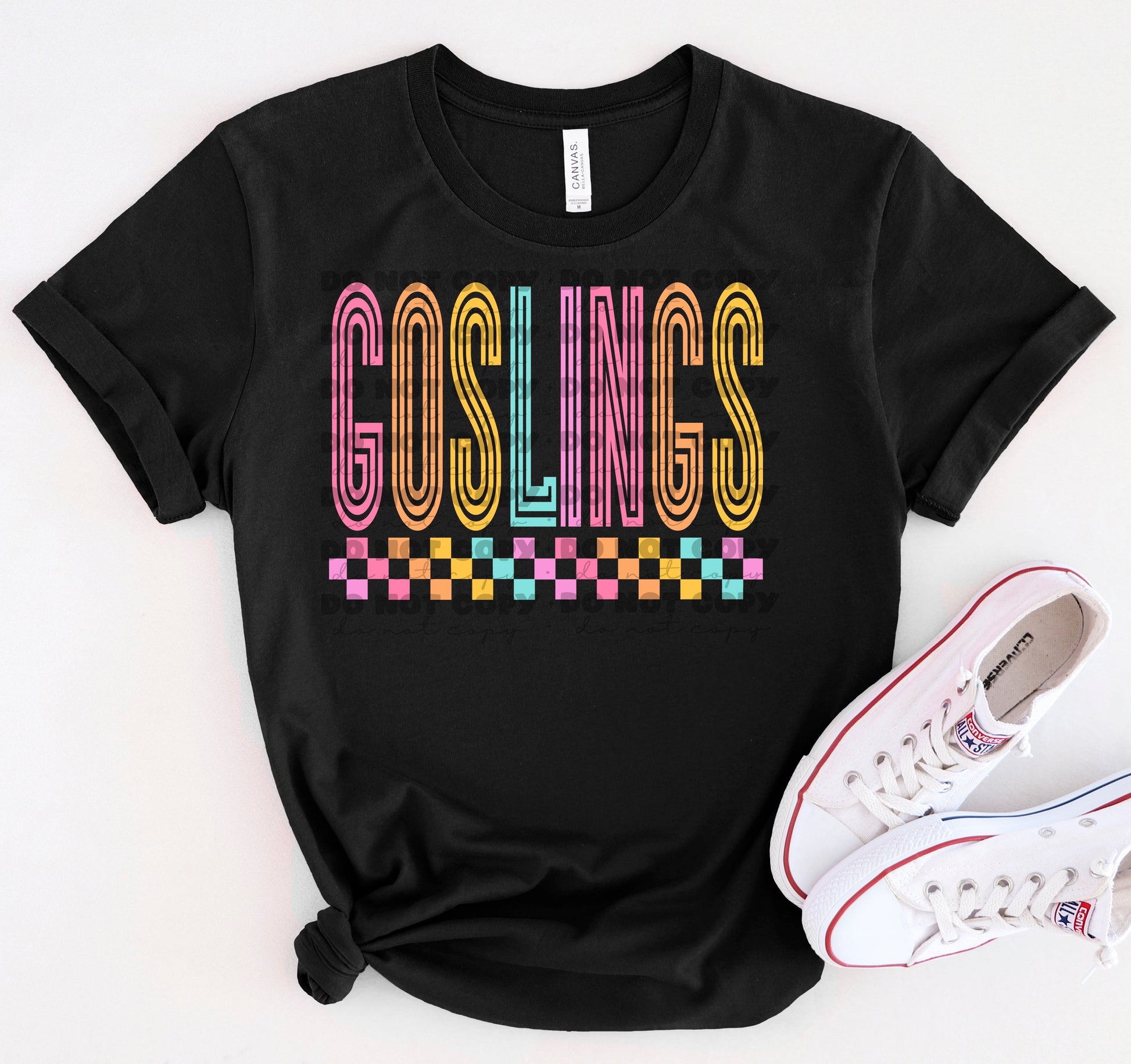 Goslings Colorful Line Mascot-Lovie T Designs