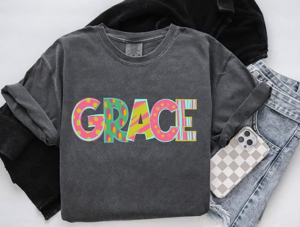 Grace - Faith Words-Lovie T Designs