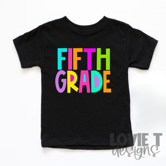 Grade Levels Bright Colors-Lovie T Designs