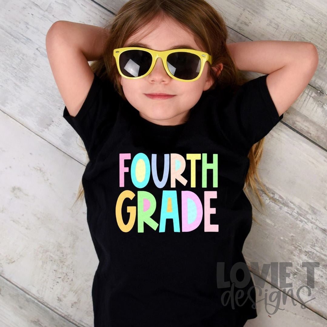 Grade Levels Pastel Colors-Lovie T Designs