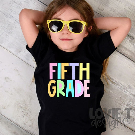 Grade Levels Pastel Colors-Lovie T Designs