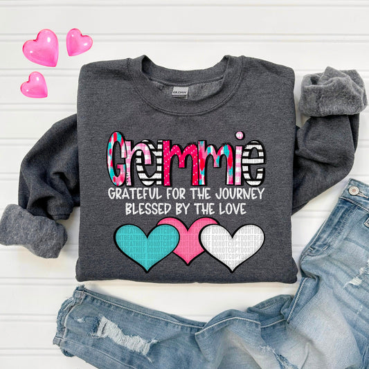 Grammie Blessed by the Love-[DTF Transfer]-Lovie T Designs