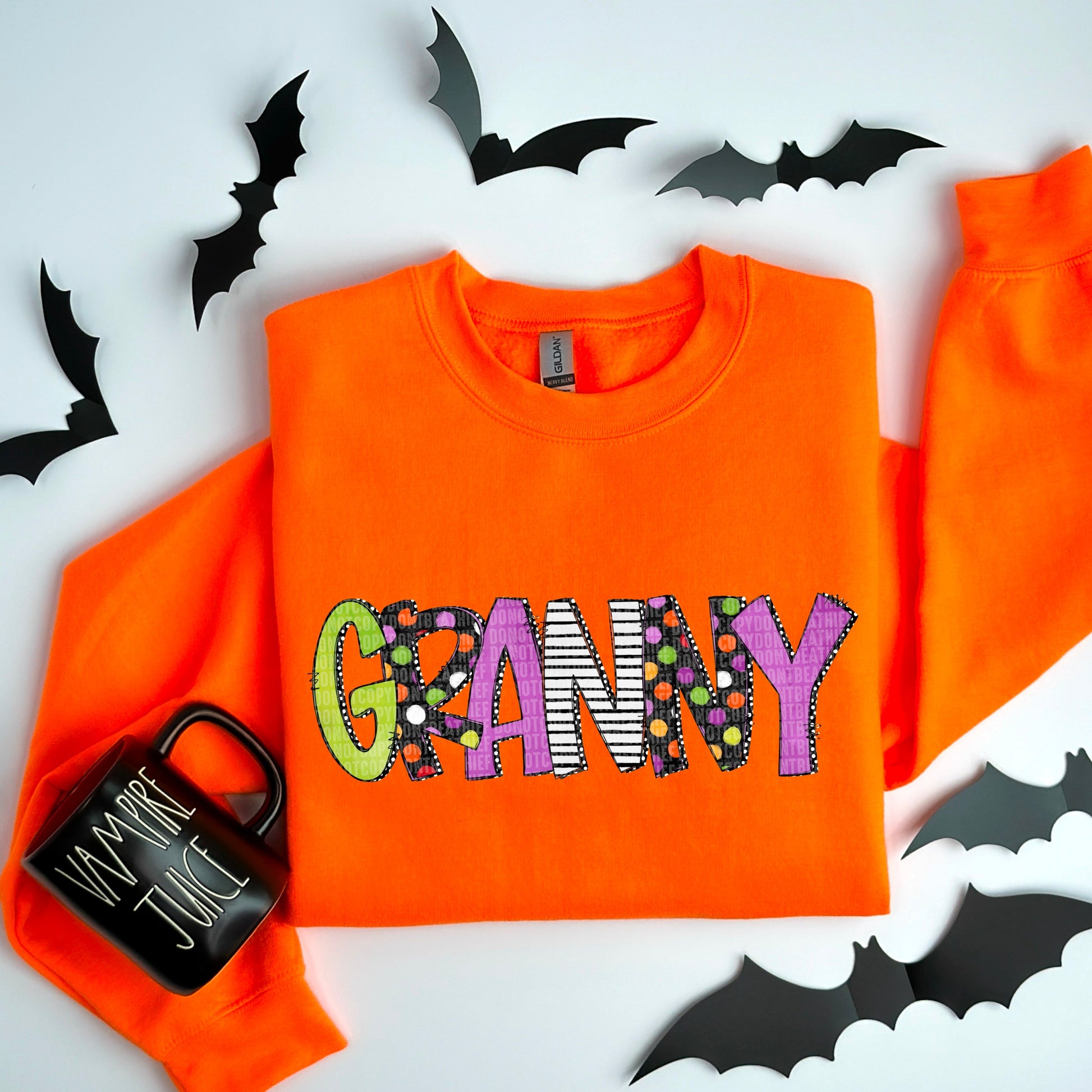 Granny Halloween Name-Lovie T Designs