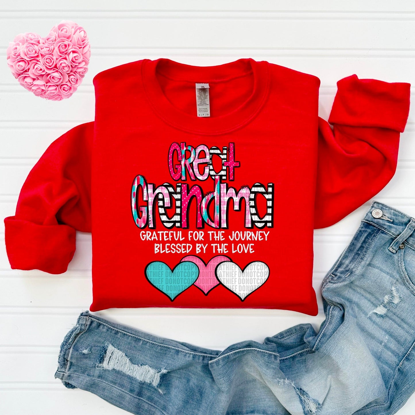 Great Grandma Blessed by the Love-[DTF Transfer]-Lovie T Designs