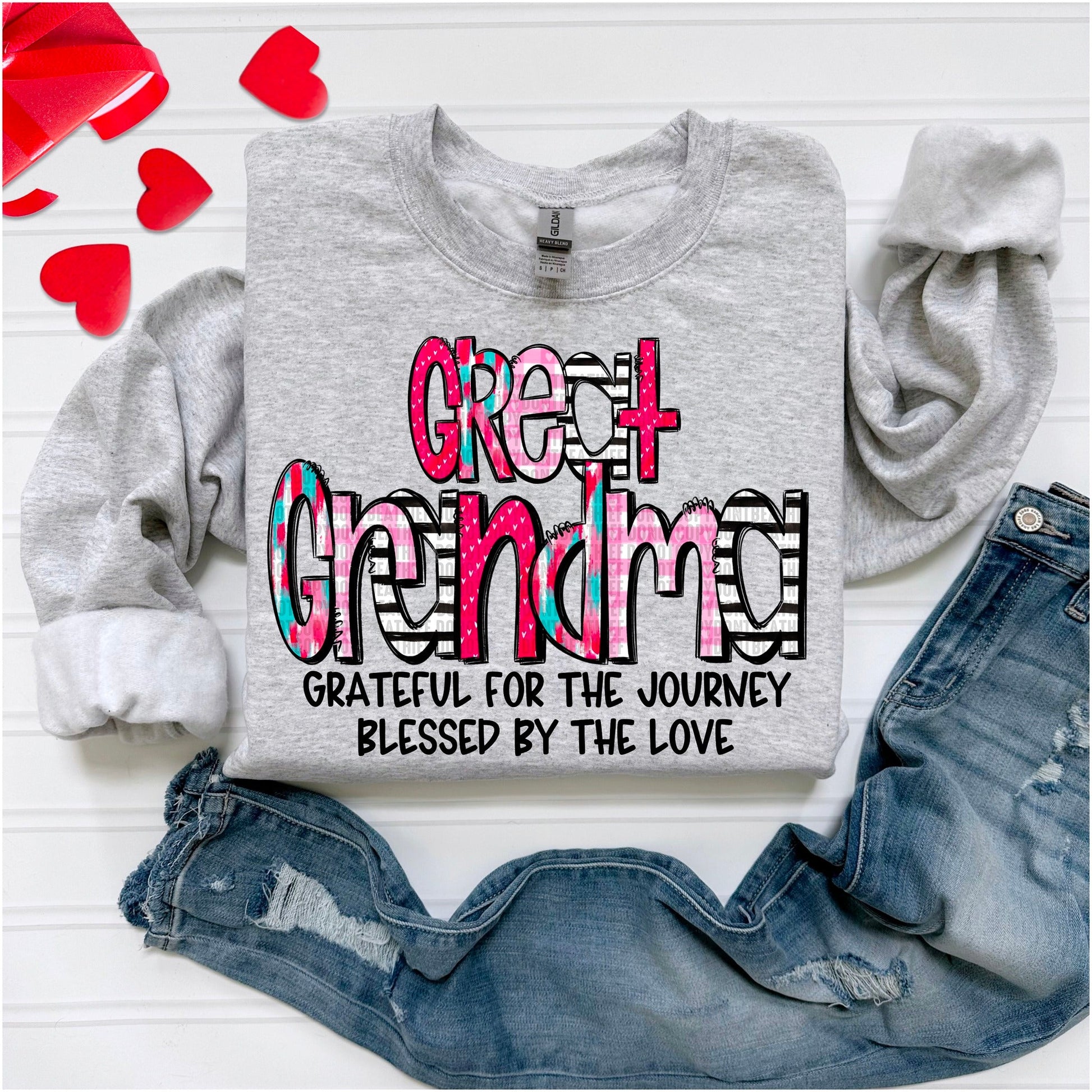 Great Grandma Blessed by the Love-[DTF Transfer]-Lovie T Designs