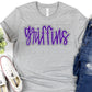 Griffins Purple Gray-Lovie T Designs