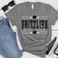 Grizzlies Rock Hills White Black All Stars-Lovie T Designs