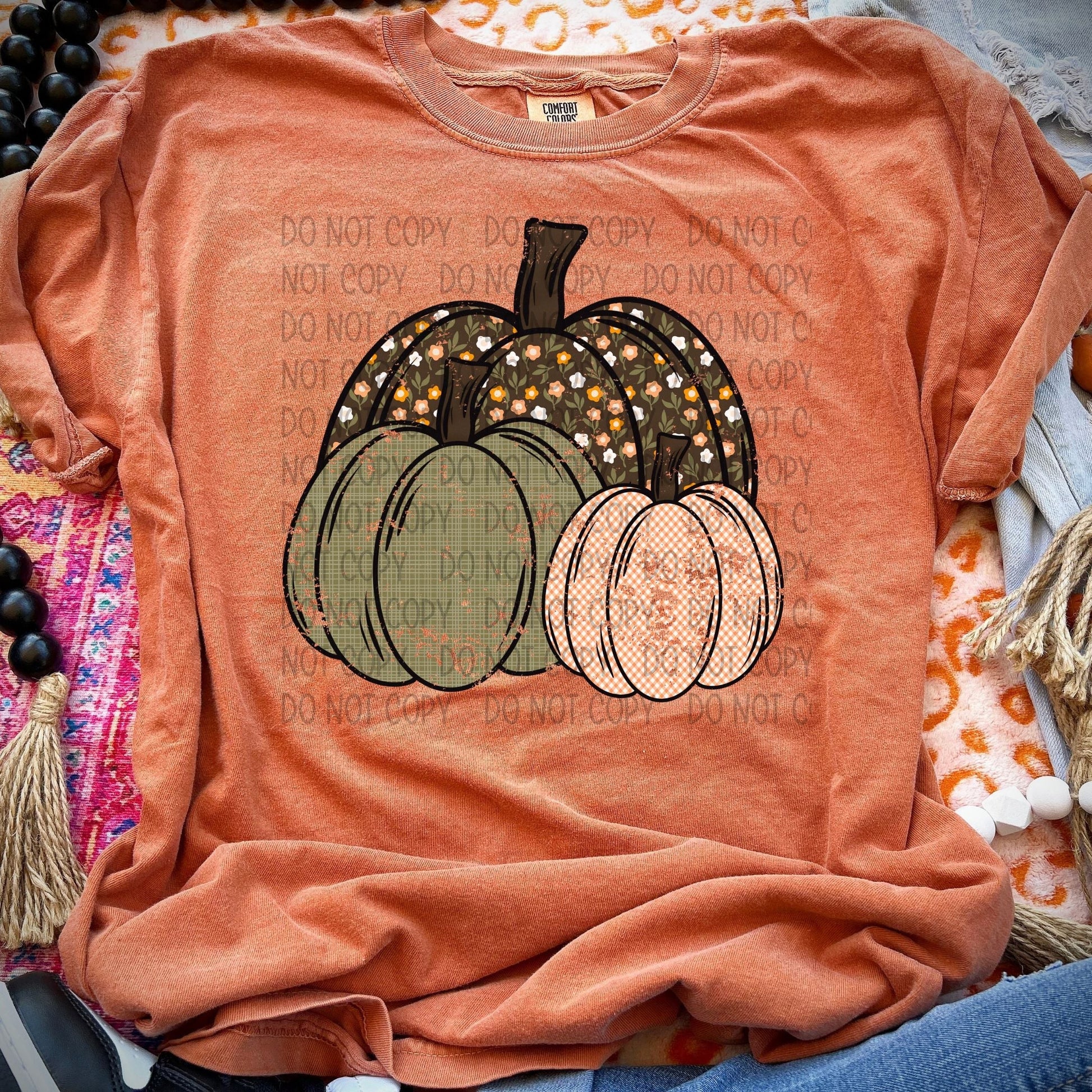 Grunge Pumpkin Trio-Lovie T Designs