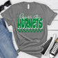 Haines City Hornets Green White Grunge-Lovie T Designs