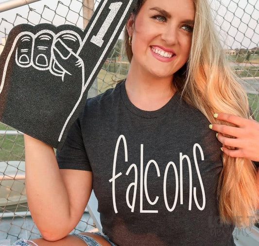 Handwritten Narrow Falcons-Lovie T Designs