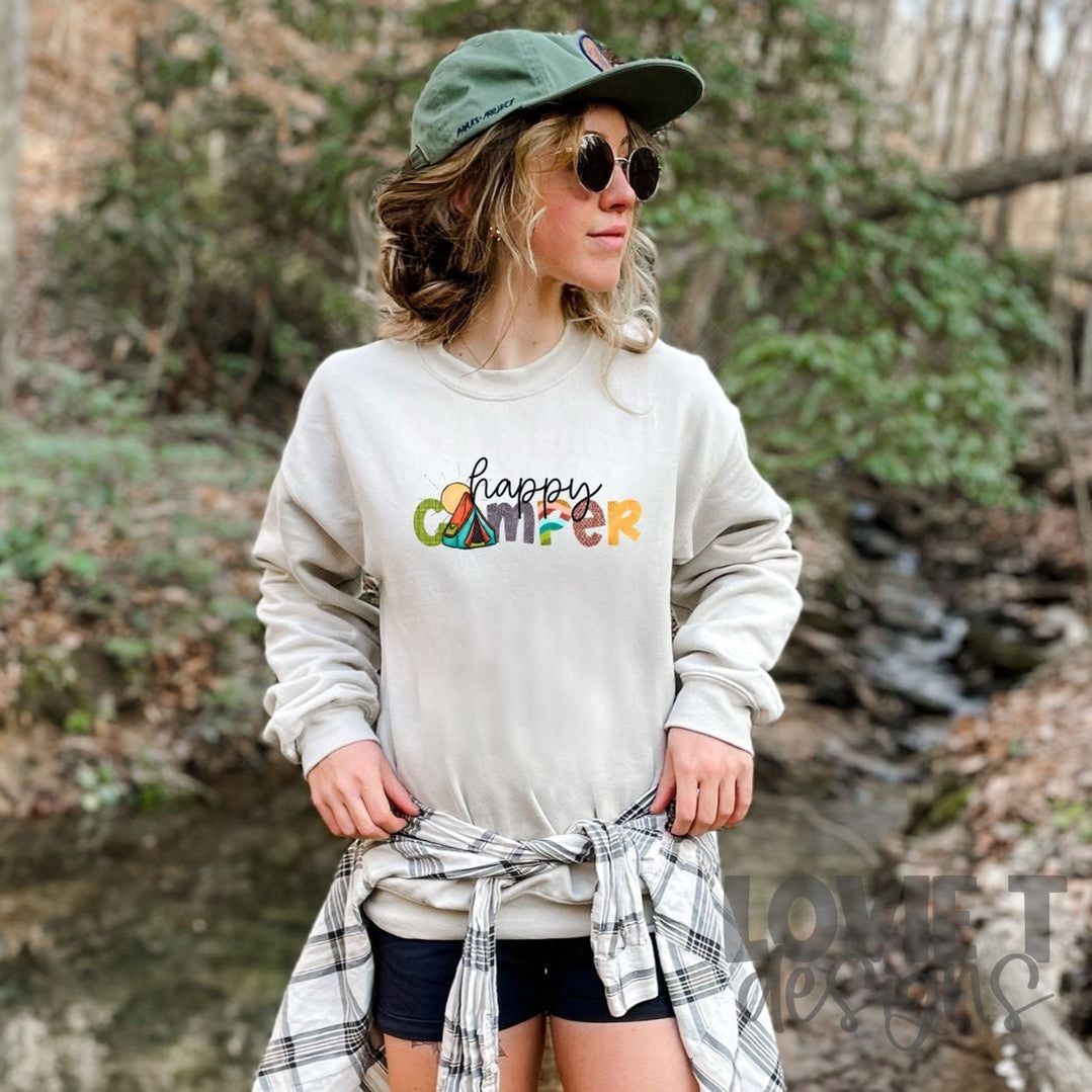 Happy Camper-Lovie T Designs