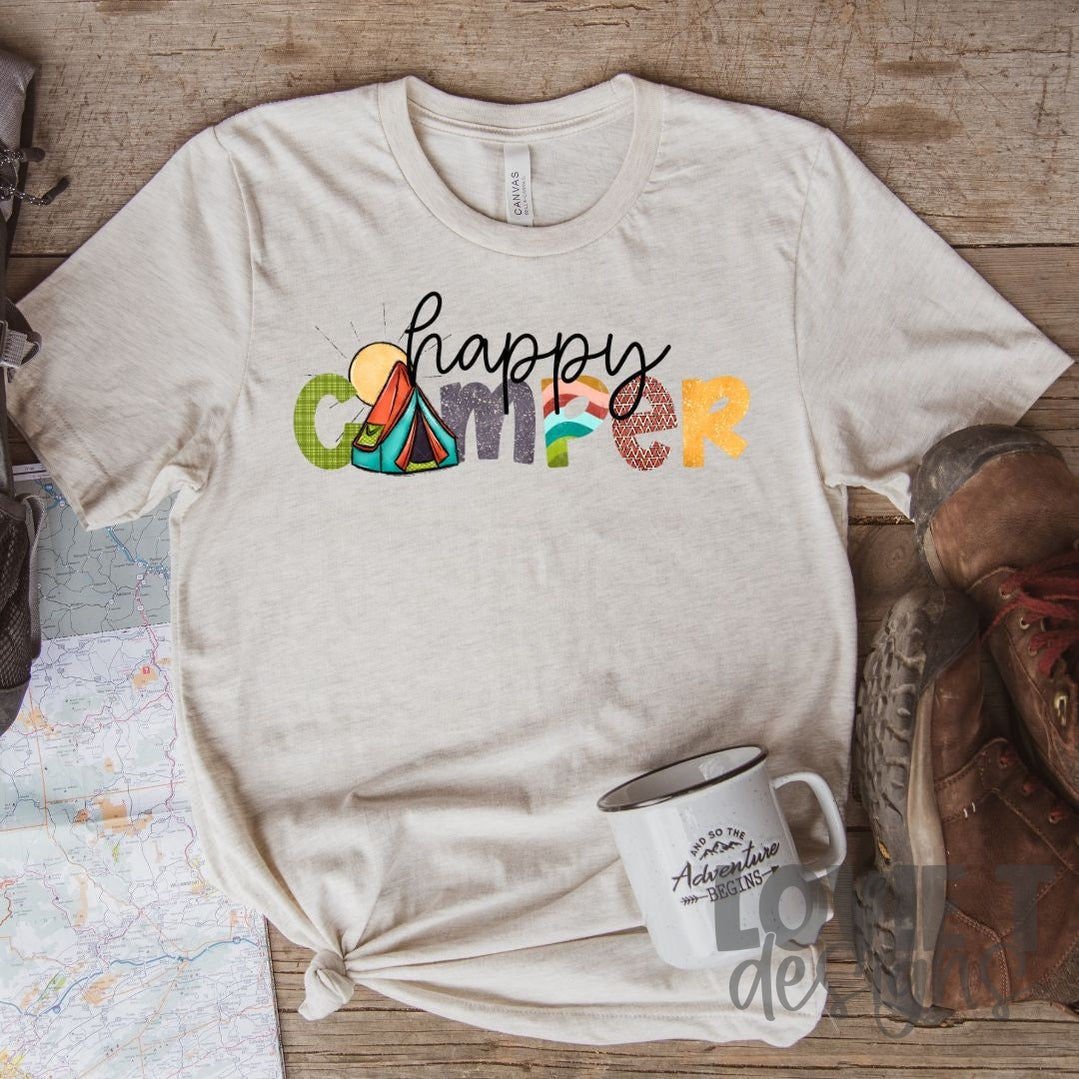 Happy Camper-Lovie T Designs