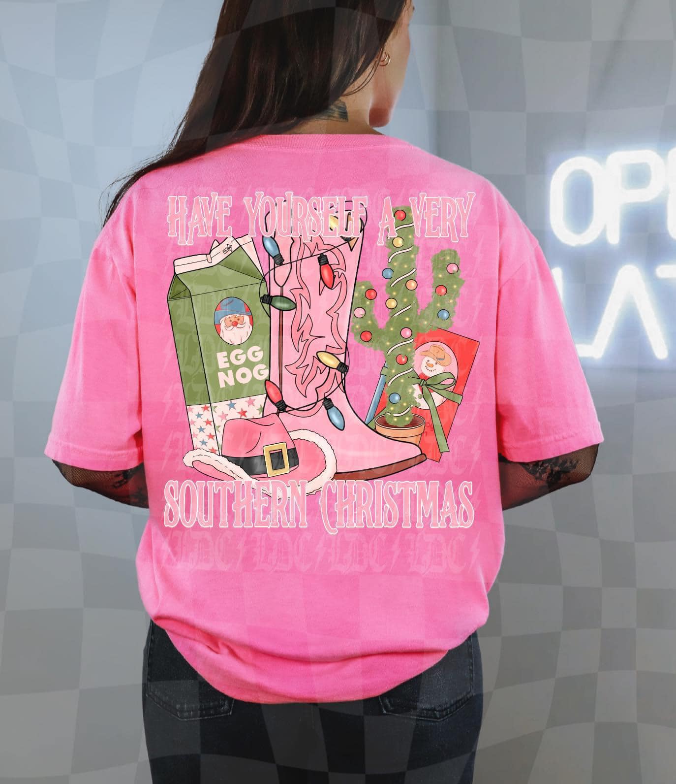 Have Yourself A Very Southern Christmas-[DTF Transfer]-Lovie T Designs