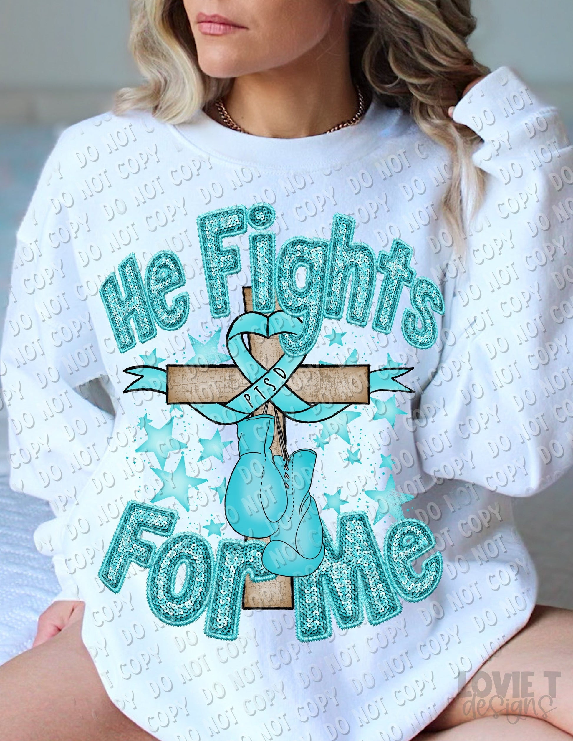 He Fights for Me Awareness-Lovie T Designs