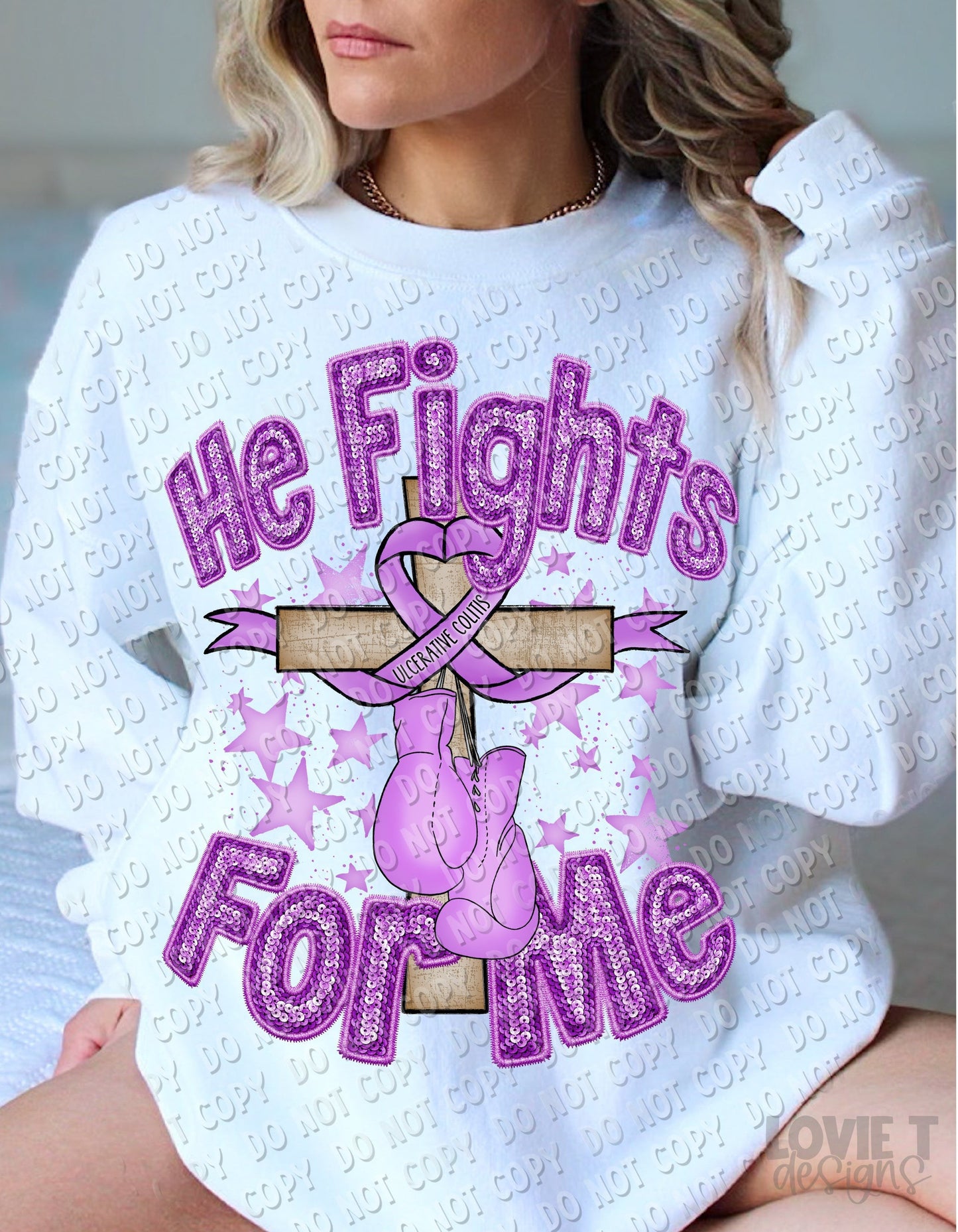 He Fights for Me Awareness-Lovie T Designs