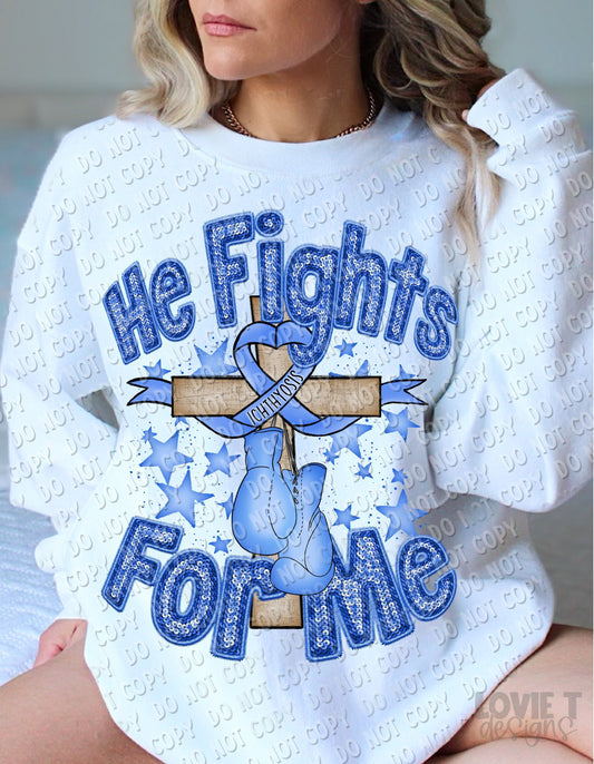 He Fights for Me Awareness-Lovie T Designs