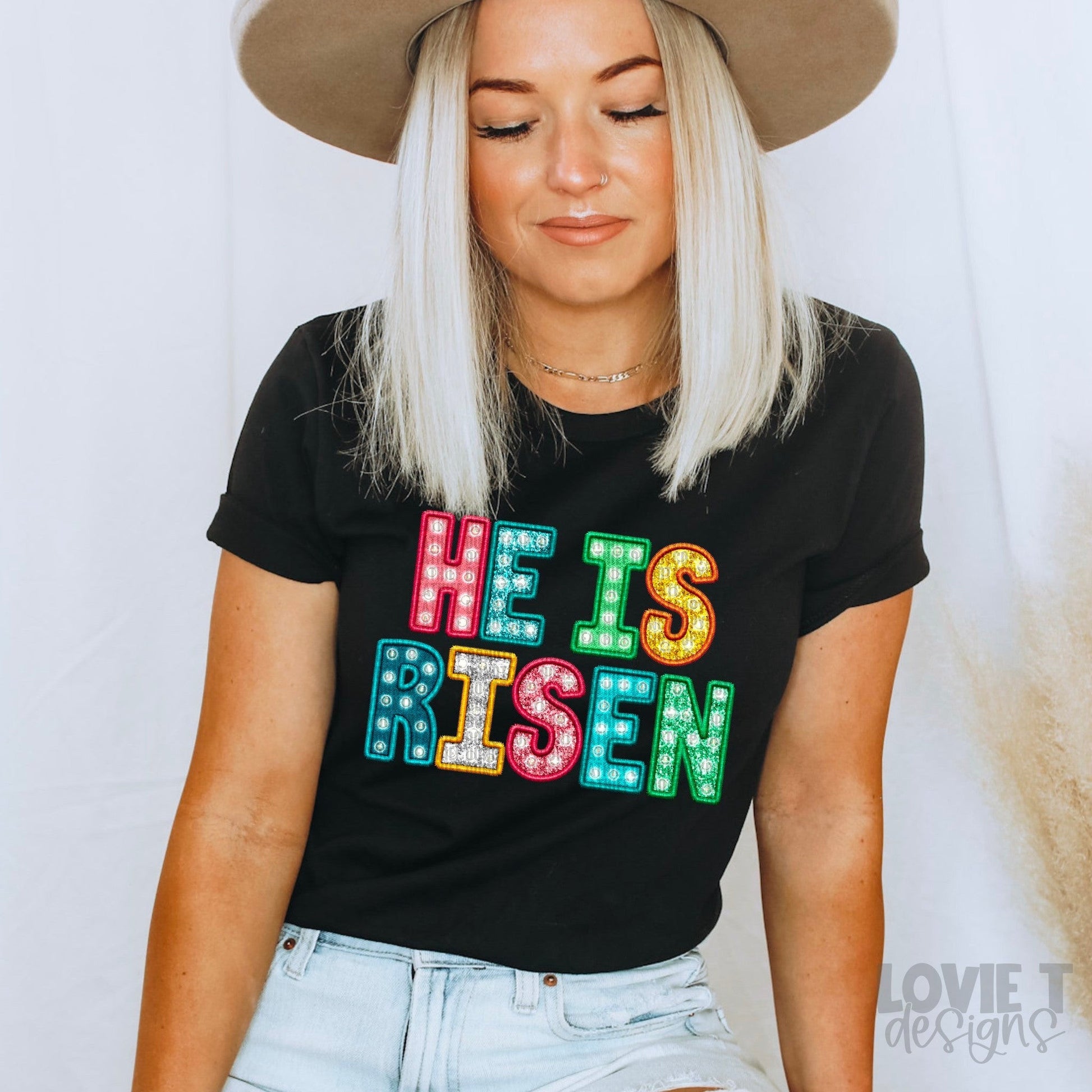 He Is Risen-Lovie T Designs