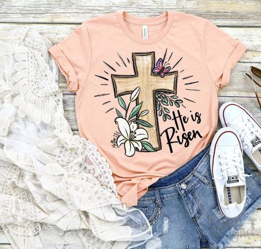 He Is Risen-Lovie T Designs