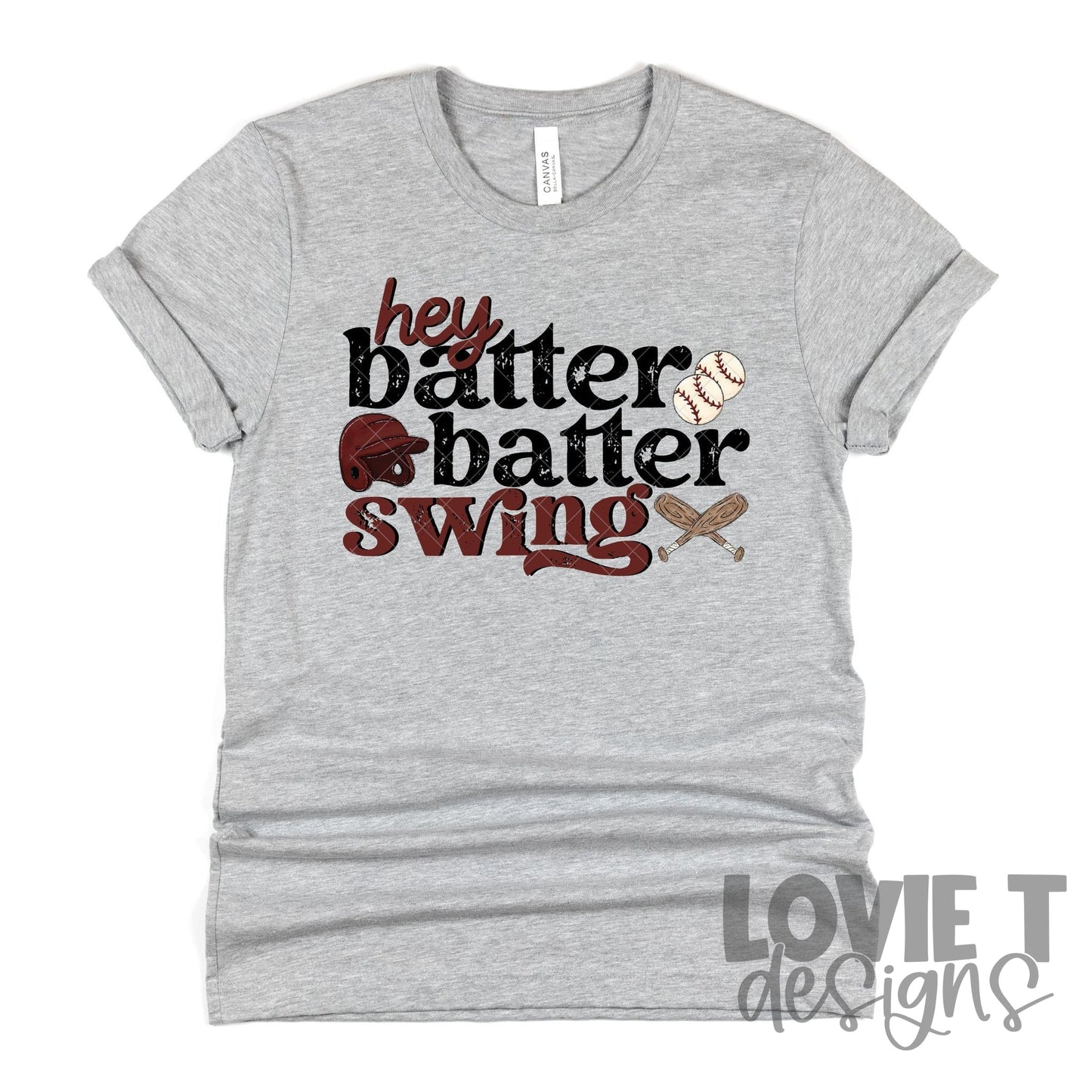 Hey Batter Batter Swing-Lovie T Designs